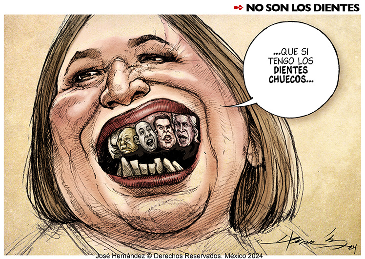 No son los dientes
